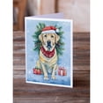 thumbnail image 2 of Yellow Labrador Retriever Christmas Greeting Cards Pack of 8 7 in x 5 in, 2 of 3