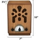 thumbnail image 4 of ClearClick Radio AM/FM clásica vintage estilo retro con Bluetooth - Exterior de madera hecho a mano Marrón, 4 of 5