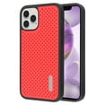 thumbnail image 3 of Apple iPhone 12 PRO MAX /6.7" Slim Hybrid Thin TPU Mesh Holes & Hard Bumper Cushion Armor Protective Case [Red] Phone Cover For iPhone 12 Pro Max, 3 of 6
