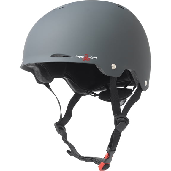 Triple8 Helmet Gotham Skate/Bike Sm-Md Gun-Rbr