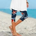thumbnail image 3 of Gibobby Leggings Termicos Mujer Leggings para mujer Verano paraportes casuales Pantalones yoga Pantalones cortos ajustados（Azul marino， L), 3 of 5