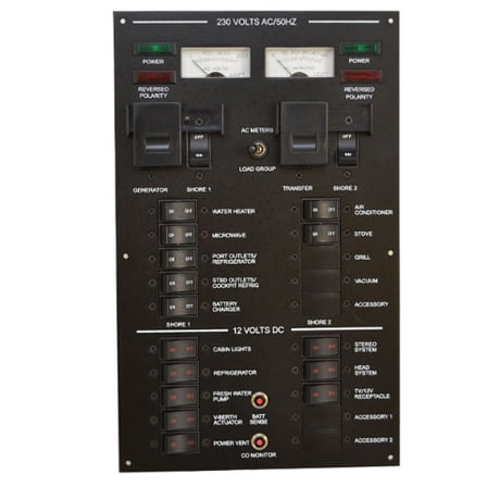 M And G Boat Breaker Switch Panel 85170081 | Sea Ray 370 Sundancer