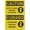 Warning Sign 3, variant on Caution Safety Glasses Required At All Times Retro Vintage Sign 8"x12" - Wall Decor Plaque for Home Bar Pub Kitchen Restaurant, Indoor Outdoor Safety Decor