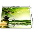thumbnail image 2 of Smooffly Nature Gaming Mouse Pad,Spa Stones in Garden with Flow Water Mouse Pad Personality Desings Gaming Mouse Pad Zen Garden Theme Magical Jasmine Flower Japanese Design, 2 of 9
