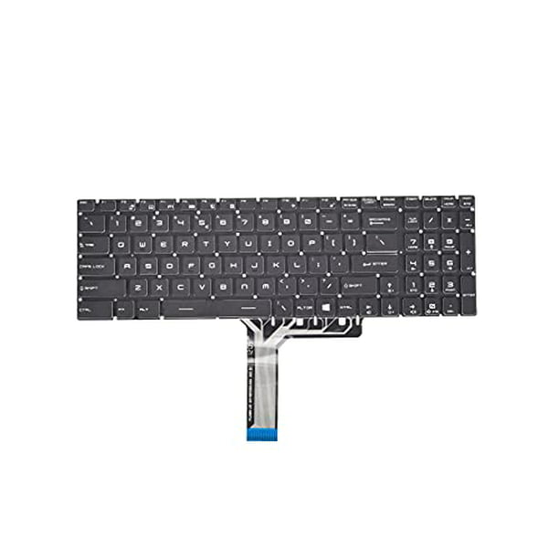 Smoothly stereo tack Replacement Keyboard for MSI GE75 Raider, GS75 Stealth, GL75 GP65 GP75  Leopard Series Game Laptop with Per-Key RGB Backlit US Layout - Walmart.com