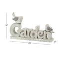 thumbnail image 4 of DecMode 15" Indoor Outdoor Bird Garden Sculpture with Garden Sign, 4 of 12