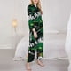thumbnail image 3 of Fotbe Dinosaur Skeleton Conjunto de Pijama de Manga Larga para Mujer con Estampado, Ropa de Dormir de 2 Piezas, Conjunto de Casa Suave y Cómodo con Bolsillos-Small, 3 of 7