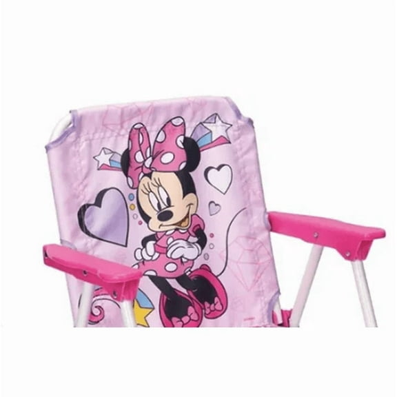 Adorable Minnie Mouse patio chair, perfect size and fun design for little ones
