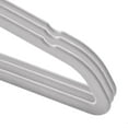 thumbnail image 3 of Casafield 50 Velvet Baby Hangers for Infant & Toddler Clothes, 11" - Gray, 3 of 7