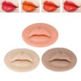 thumbnail image 4 of 3D Silicone Lips, Practice Silicone Lips Soft 3 Pcs Real Skin Touch Feeling Tooth Shape  For  Training, 4 of 8