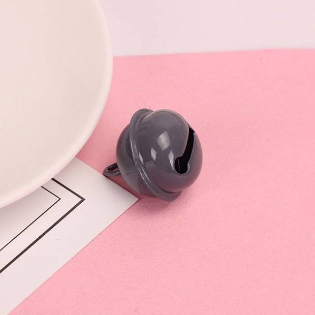 Cuentas de campanas de Navidad coloridas para decoración de árbol de Navidad, accesorios artesanales hechos a mano, 10 piezas, 22mm