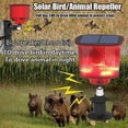 thumbnail image 4 of 26-27 Solar Sensor Alarm Light IP55 Alarm Animal Repellent Anti-Wild Boar Drive 8 LEDs jy, 4 of 5