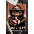thumbnail image 3 of Smokey Bear, Only You, Halftone Red (12x18 Wall Art Poster, Room Decor), 3 of 3