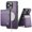 Purple, variant on 2 in 1 Magnetic Detachable Phone Case for iPhone 16 Pro Max 16E 15 Plus 14 13 12/12Pro 11 XR XSMAX X/XS Cards Solt Kickstand Leather Cover