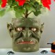 thumbnail image 2 of Cara humana creativa transfronteriza cabeza de fantasma expresión de horror divertida maceta de resina jardín escritorio suculenta planta verde adornos en maceta, 2 of 5