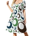 thumbnail image 1 of Robe Rétro 60 Motifs Robe d'Été pour Femmes Vêtements de Cérémonie, 1 of 4
