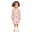 thumbnail image 6 of Minnie Mouse Toddler Girl Allover Print Dress with Short Sleeves, Sizes 12M-5T, 6 of 8