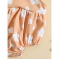 thumbnail image 6 of Coduop Toddler Kids Baby Girls Romper Sleeveless Floral Print Casual Short Jumpsuit Bodysuit, 6 of 7