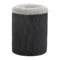 thumbnail image 3 of Estuche para gafas con forro, organizador de silicona para guardar gafas. Peluche negro gris, 3 of 9