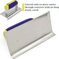 thumbnail image 2 of Stainless Steel Concrete Hand Edger Groover Tools Set Plaster Cement Finishing, 2 of 6