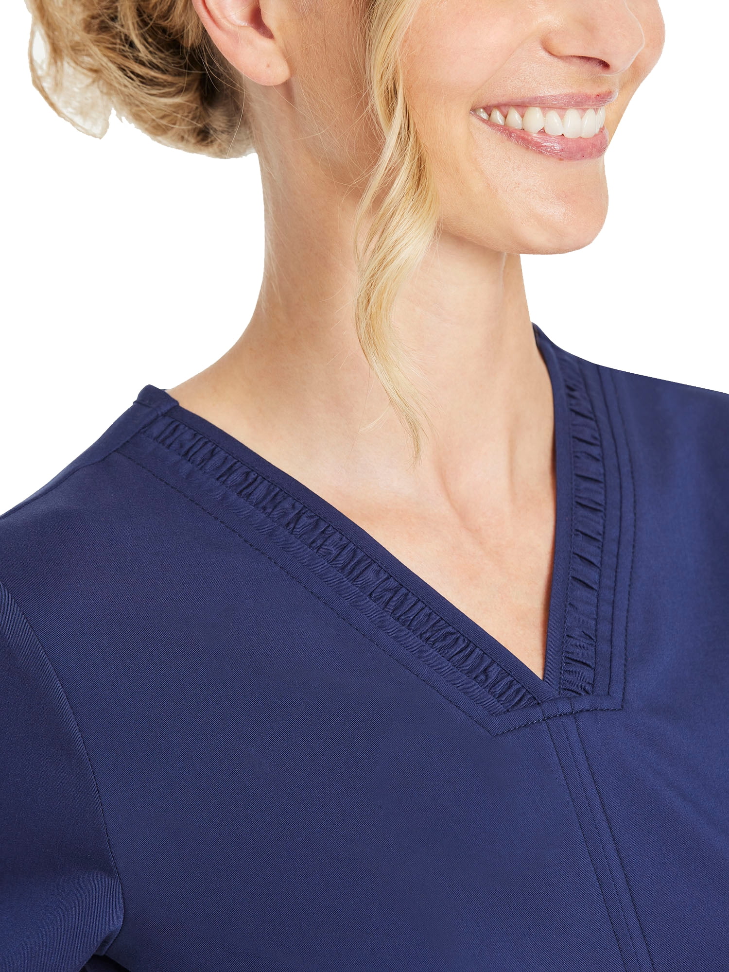 Scrubstar Women's Premium Ultimate Stretch V-Neck Scrub Top, Sizes XS-3XL