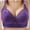 Purple A, variant on LSLJS Wireless Bras for Women Plus Size Push up Bras Comfy Solid Color Valentine's Day Heart Printed No Underwire Lingerie, Gifts for Women