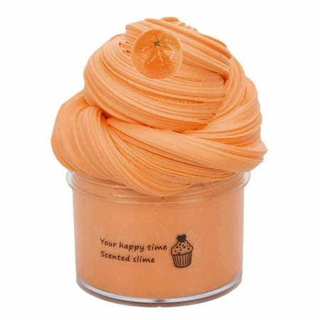 Fluffy Scented Slime Set for Kids and Adults Soft Cloud Slime Stress Relief Non-Sticky Colorful DIY Toy Q 70ml