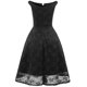 thumbnail image 2 of Vestido de fiesta sin mangas de encaje para mujer Vestido de fiesta de cóctel Vestido vintage Fridja  hjkh223, 2 of 4