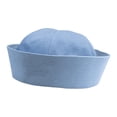 thumbnail image 2 of KLKCMS Sailor Hat Fashionable Versatile Sailor Cap for Performance Masquerade Party Blue, 2 of 9