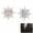 Gold, variant on Wedding Silver Snowflake Diamante Brooch Rhinestone Crystal Broach Pin Xmas _tu-Silver