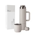 thumbnail image 1 of Botella aislante para bebidas calientes Simple Modern Roam de 1 litro con 2 tazas, 1 of 7