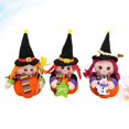 thumbnail image 3 of 3 piezas de muñecas de calabaza Allinless para decoraciones de Halloween, 3 of 3
