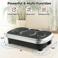 thumbnail image 3 of TLSUNNY 3D Vibration Plate Exercise Machine, Full Body Workout Machine with Remote & Resistance Bands for Home Use, 3 of 9