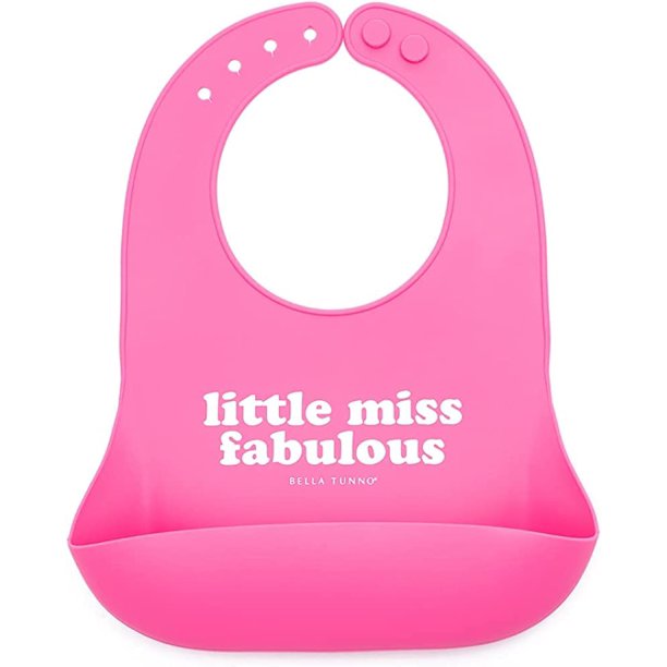 Recogedor de alimentos de silicona impermeable Baby Bib Bella Tunno