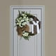 thumbnail image 4 of Corona de Pascua de 35 cm con vid colgante para decorar la puerta de entrada en Navidad con bufanda, 4 of 8