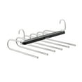 thumbnail image 3 of DOLITY Pants Hanger Foldable 90 degree Rotating Hooks Pants Rack for Scarves Skirts Layers Black, 3 of 7