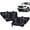 Smoke Lens Black Housing Clear Reflector, variant on LED Tube Projector Headlights Clear lens Black Housing Clear Reflector Fit for Toyota Tundra 2007-2013/Fit for Toyota Sequoia 08-17 TO2502171, TO2503171,811500C051, 811100C051