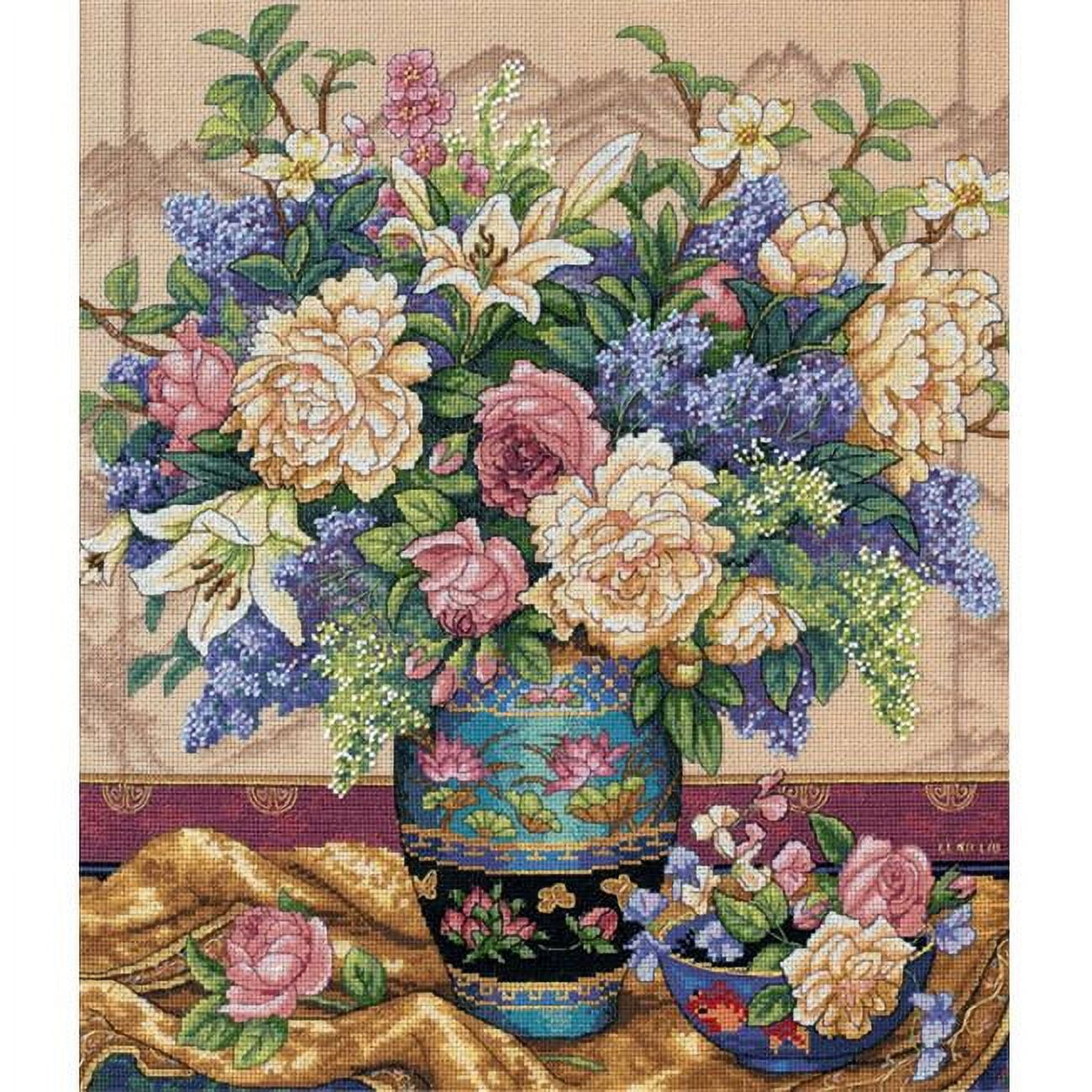 Dimensions Counted Cross Stitch Kit 14x14 Wreath of All