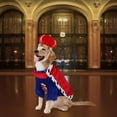 thumbnail image 7 of Monebena Halloween King Dog Costume Prince Royal Dog Cape Crown Velvet Lord Farquaad Pet Outfits Clothes for Small Medium Large Cat Dog Cosplay Halloween Christmas Party Holiday Dress Up (Small), 7 of 7