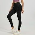 thumbnail image 2 of Outfmvch Compression Leggings for Women Butt Lift Yoga Workout Pants Resistance Band Leggings Womens Push-up Sculpting Yoga Fitness Pants Silm Fit Yoga Pants A1 Black S-3XL, 2 of 4