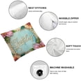 thumbnail image 6 of nygtbtfer  Happy Mothers Day Throw Pillow Covers Set of 2 Decorative Floral Cushion Cases Home Decorations Indoor for Bed Sofa  White, 6 of 7