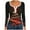 Red, variant on Womens Fall Clothes Round Neck Casual Tops for Fall and Winter