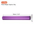 thumbnail image 2 of Uxcell Relay Track Baton Aluminum Alloy Tube Running Race Athletics Stick, Purple, 2 of 5