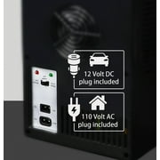 Coke Zero 6 Can Mini Fridge 4L Mini Electric Cooler Portable 12V Car Cooler Black