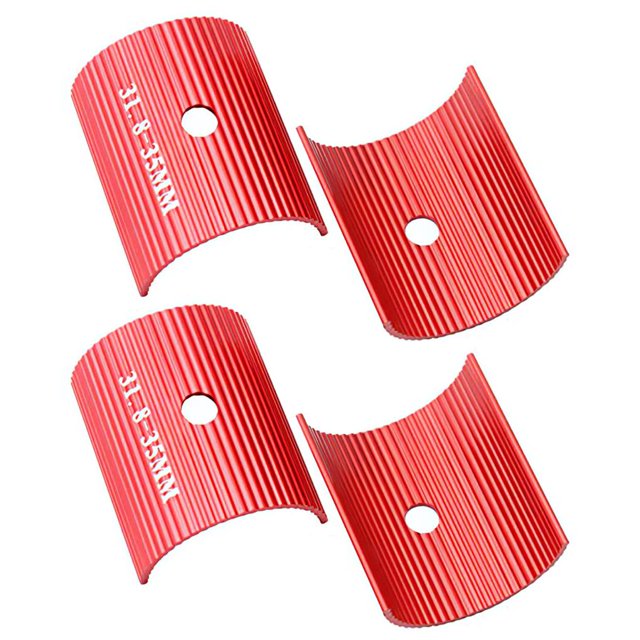 Soidarity Cuña para manillar de bicicleta de 31,8-35mm/1,25-1,38 pulgadas, hoja de conversión de aleación de aluminio, adaptador espaciador de manillar Ciclismo No.2 Soidarity OD010640-02