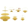 thumbnail image 5 of 11 Pcs Gold Cake Stand Set Metal Round Cupcake Tower Dessert Display for Wedding Birthday Party  Celebration, 5 of 7