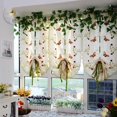 thumbnail image 2 of Cortinas bordadas de mariposa que levantan de la gasa de del decoración para hogar - Blanco Macarena Cortina romana bordada, 2 of 8