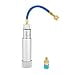 thumbnail image 3 of Aupoko AC Oil and Dye Injector with Snap Quick Coupler, 2 OZ Hand Turn Screw-in Type Oil Fluorescent UV Dyes Refrigerant for R410A, R134A, R22 and R12 Charger with 1/4" SAE Connector, 3 of 4