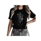 thumbnail image 1 of Flower Guitar Cute Gift for Funny Womens Summer Graphic Tees, 1 of 7