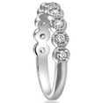 thumbnail image 3 of Pompeii 1/2ct Diamond Ring Vintage Beaded Womens Wedding Band Antique 14k WG (H/I,SI2-I1), 3 of 3